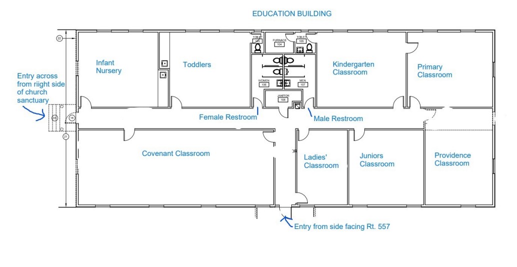 Map of The Education Building